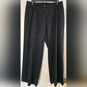Lane Bryant Black Button-Up Pants